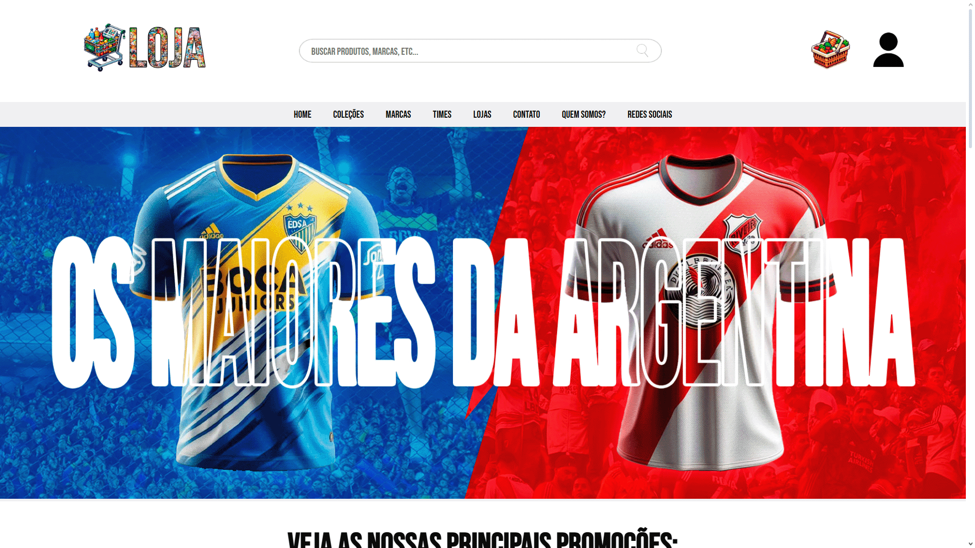 Preview Loja Front-End