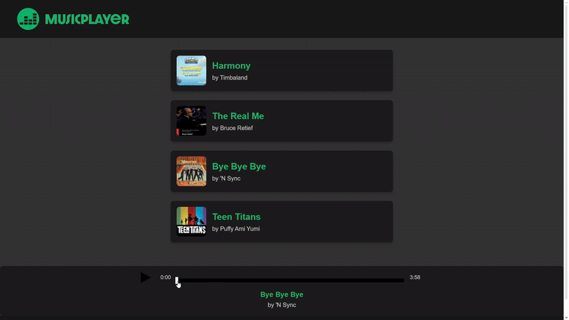 Preview MusicPlayer